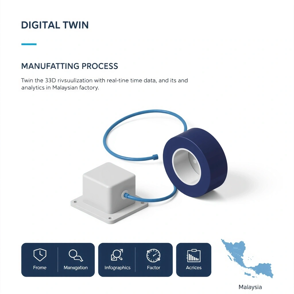 Digital twin technology for manufacturing process simulation