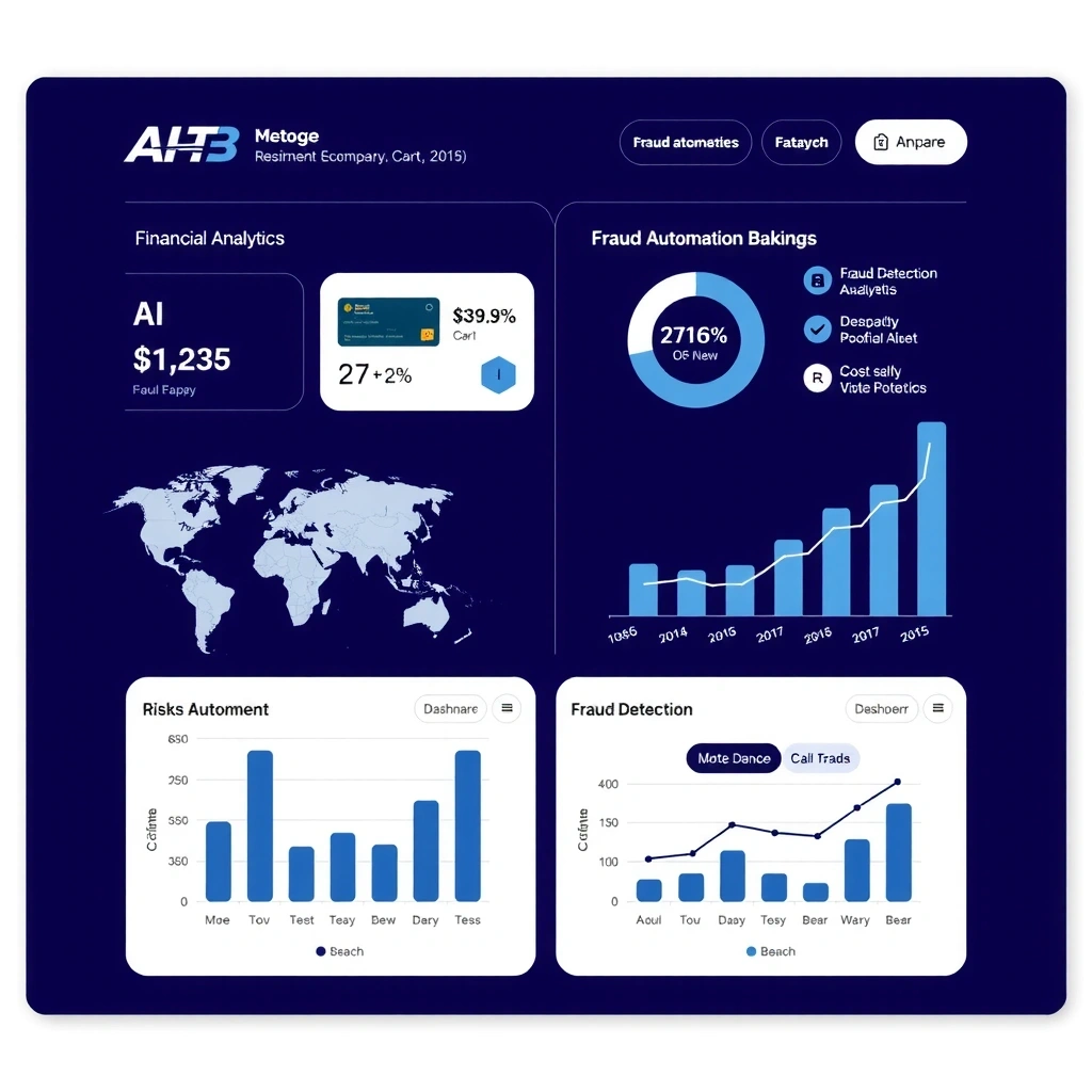 Financial technology dashboard with AI-powered analytics and risk assessment tools