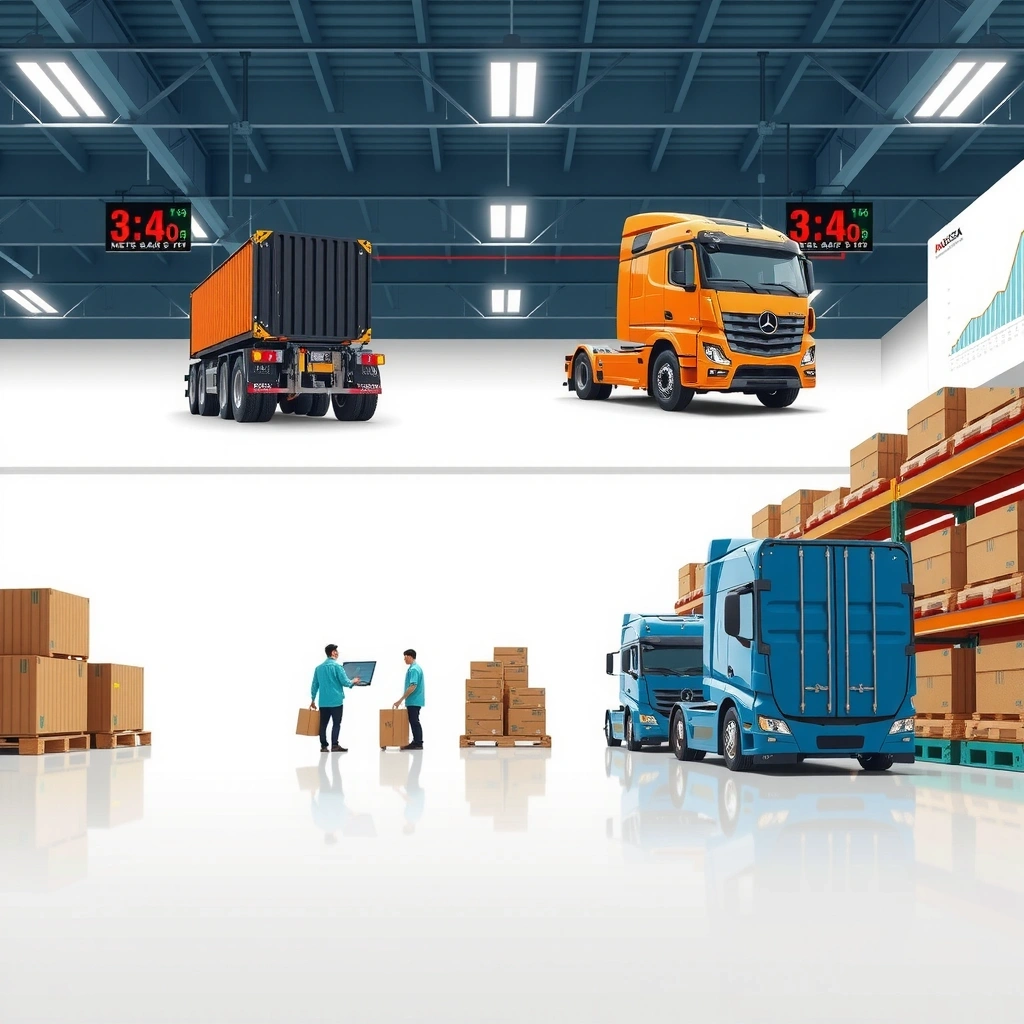 Smart supply chain logistics with AI optimization